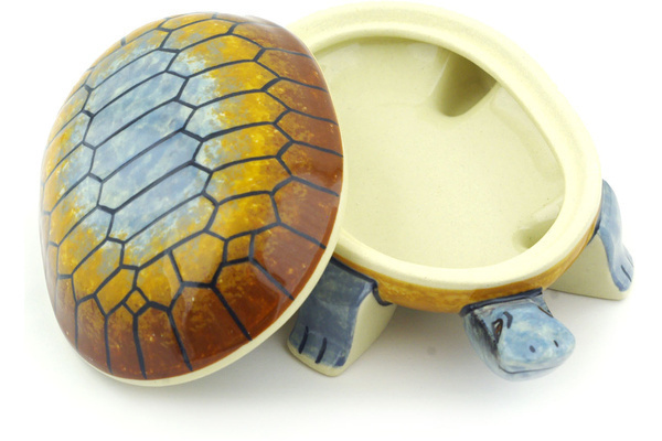 Turtle Shaped Jar 6"