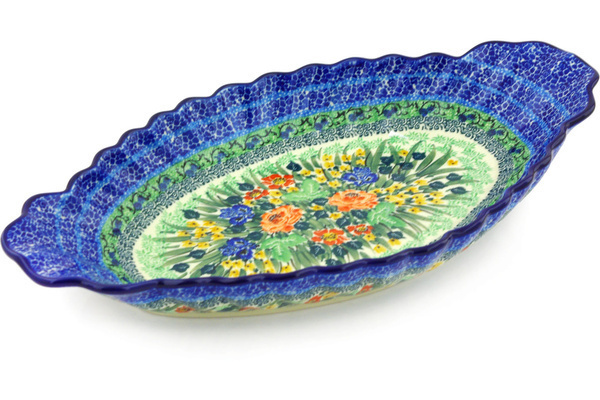Platter with Handles 16"