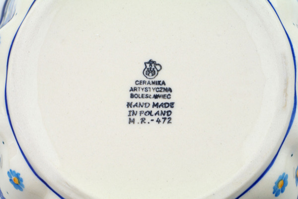 Scalloped Fluted Bowl 9"