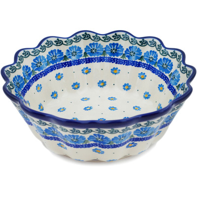 Scalloped Fluted Bowl 9"