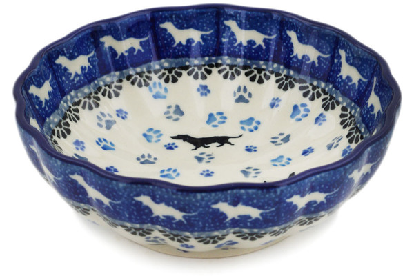 Scalloped Fluted Bowl 5"