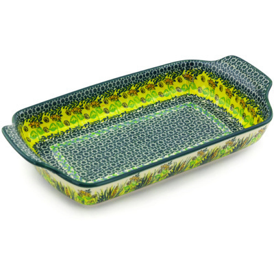 Rectangular Baker with Handles 13"