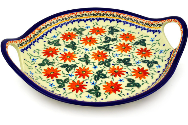 Tray with Handles 13"