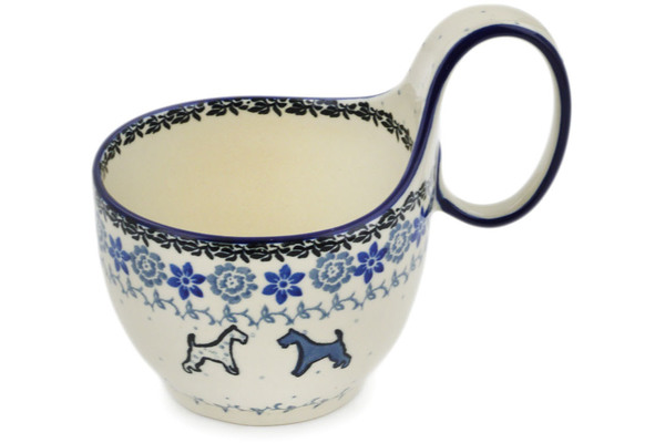 Bowl with Loop-Handle 6"