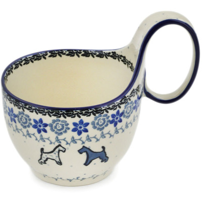 Bowl with Loop-Handle 6"