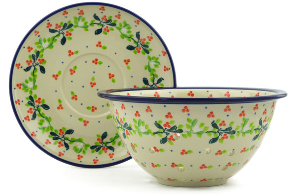 Colander with Plate 8"