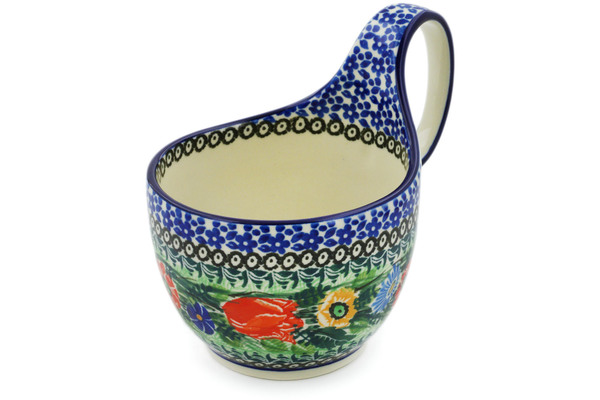 Bowl with Loop-Handle 6"