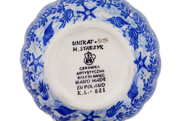 Scalloped Fluted Bowl 5"