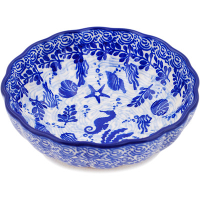 Scalloped Fluted Bowl 5"