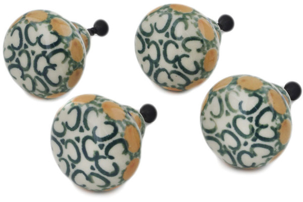 Set of 4 Drawer Pull Knobs 1-1/2 inch