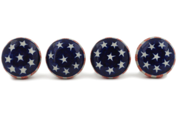 Set of 4 Drawer Pull Knobs 1-1/2 inch