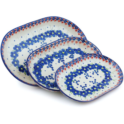 Set of 3 Platters 13"