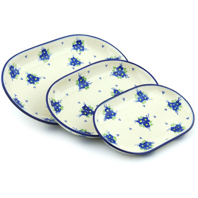 Set of 3 Platters 13"