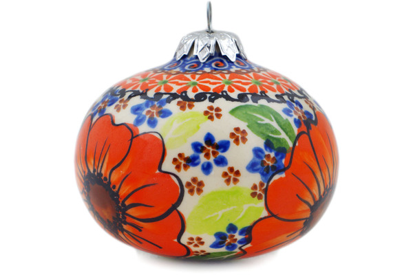 Christmas Ball Ornament 4"