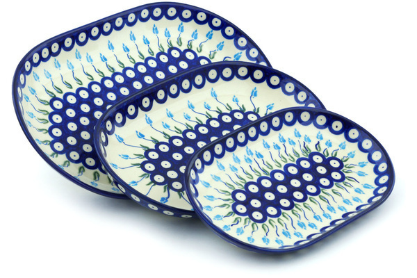 Set of 3 Platters 13"