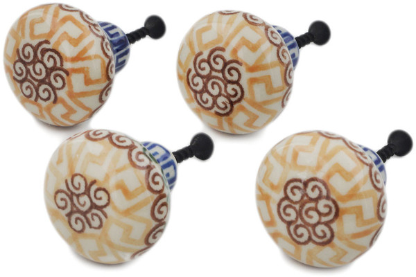 Set of 4 Drawer Pull Knobs 1-1/2 inch