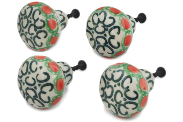 Set of 4 Drawer Pull Knobs 1-1/2 inch