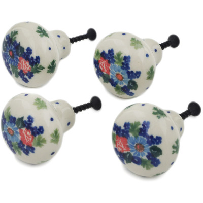 Set of 4 Drawer Pull Knobs 1-1/2 inch
