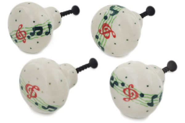 Set of 4 Drawer Pull Knobs 1-1/2 inch