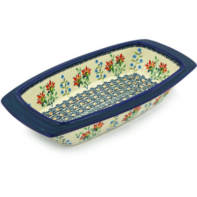 Rectangular Baker with Handles 14"