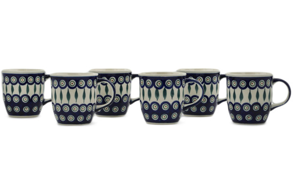 Set of Six 12oz Mugs