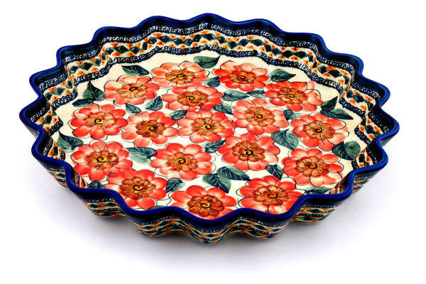 Fluted Pie Dish 13"