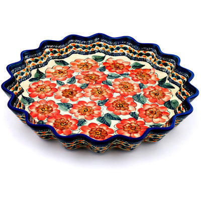 Fluted Pie Dish 13"