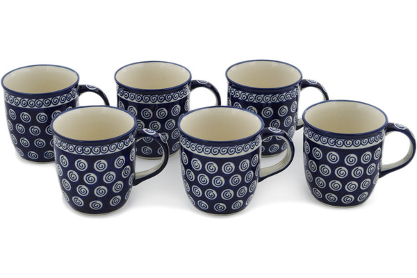 Set of Six 12oz Mugs