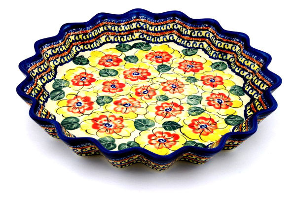 Fluted Pie Dish 13"