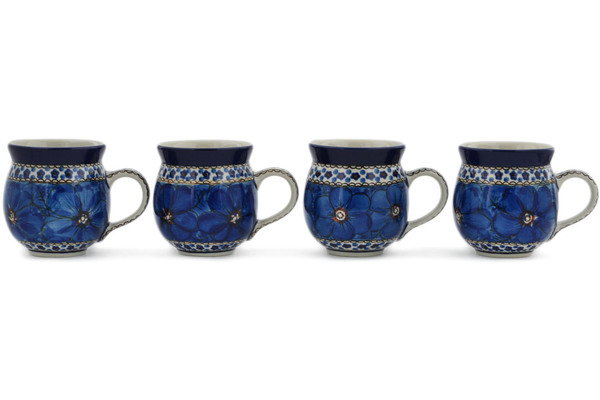 Set of Four 12 oz Bubble Mugs