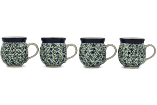 Set of Four 12 oz Bubble Mugs