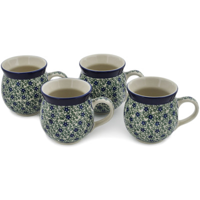Set of Four 12 oz Bubble Mugs