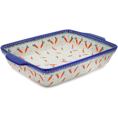 Rectangular Baker with Handles 15"