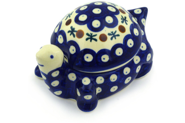 Turtle Shaped Jar 4"