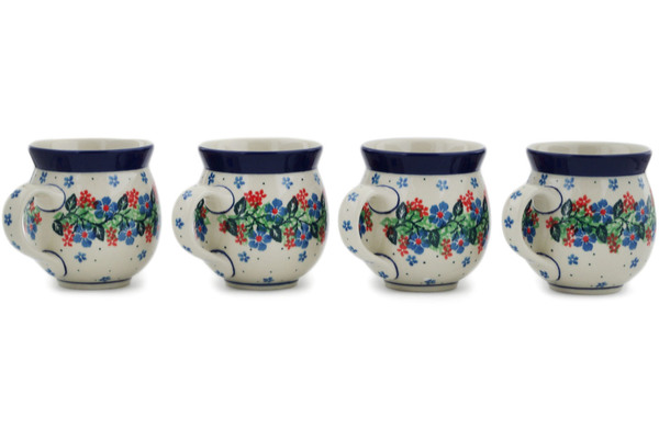 Set of Four 12 oz Bubble Mugs