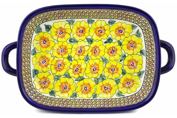 Rectangular Baker with Handles 18"