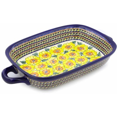 Rectangular Baker with Handles 18"