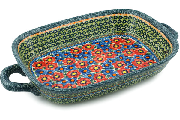 Rectangular Baker with Handles 18"