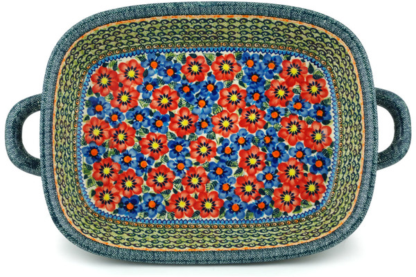 Rectangular Baker with Handles 18"