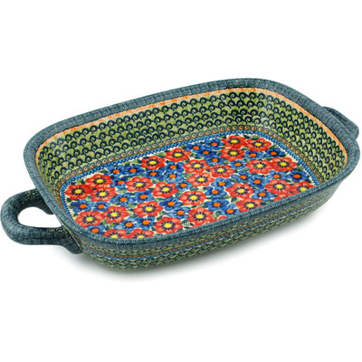 Rectangular Baker with Handles 18"