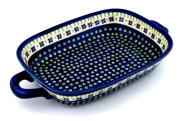 Rectangular Baker with Handles 18"