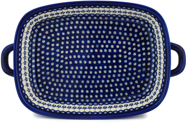 Rectangular Baker with Handles 19"