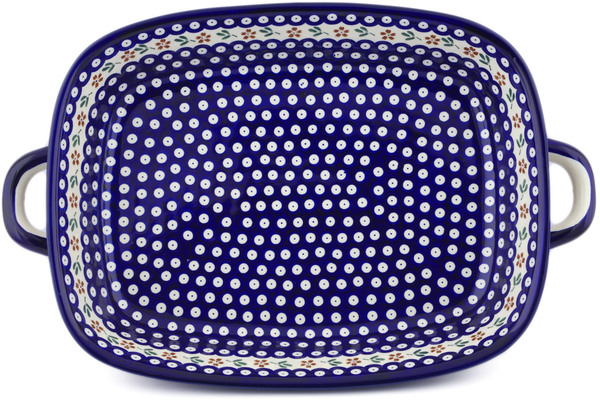 Rectangular Baker with Handles 19"