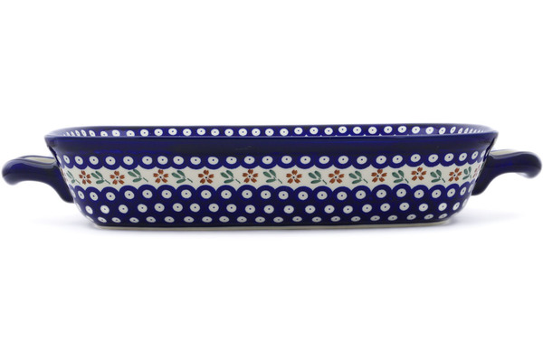 Rectangular Baker with Handles 19"