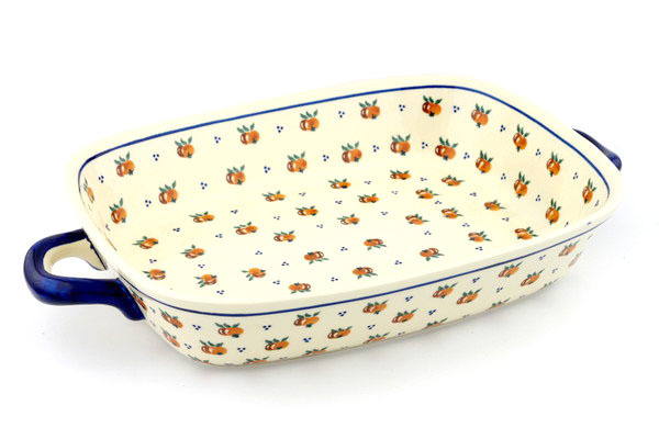 Rectangular Baker with Handles 19"