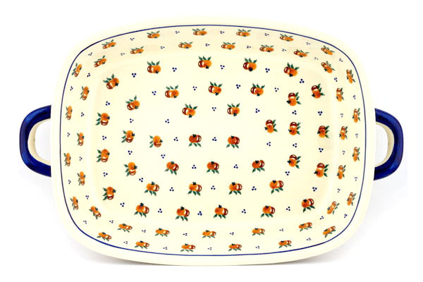 Rectangular Baker with Handles 19"