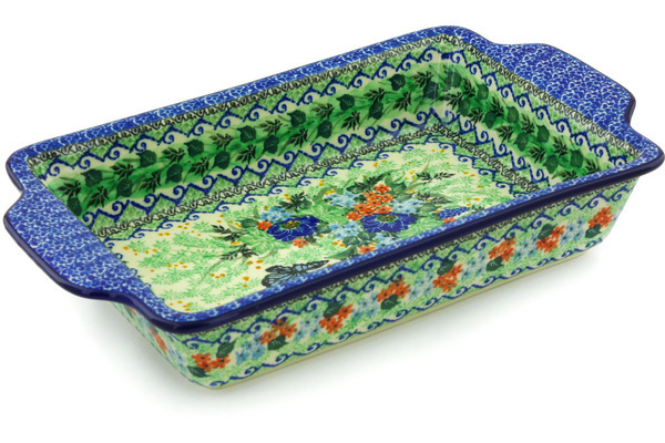 Rectangular Baker with Handles 13"