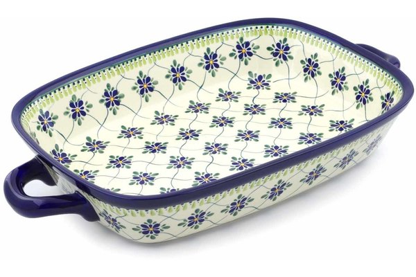 Rectangular Baker with Handles 19"