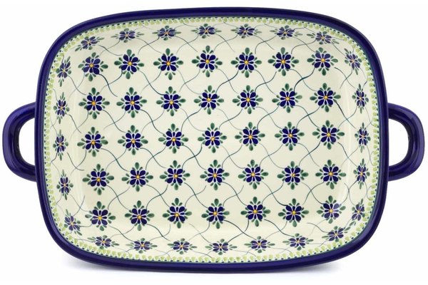 Rectangular Baker with Handles 19"