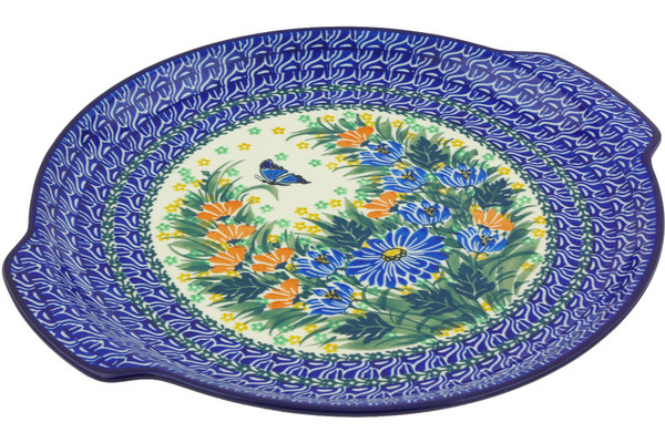 Platter with Handles 13"